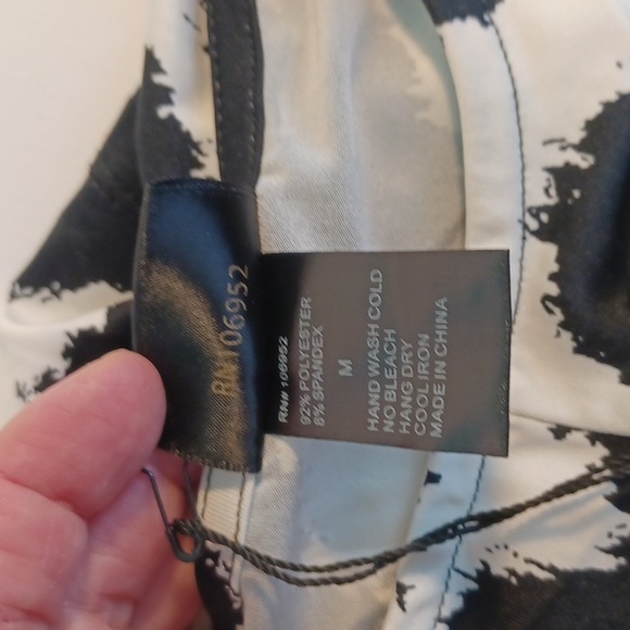 NEW! BLVD Collection black/white dress with side cut outs 5418 - Picture 9 of 13